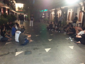 kumpul-kumpul di acara pmf