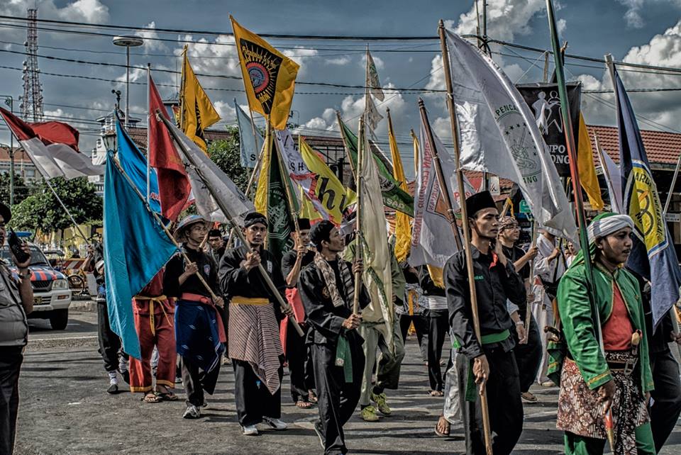 Pawai Akbar  Jambore Pencak Nusantara 2015